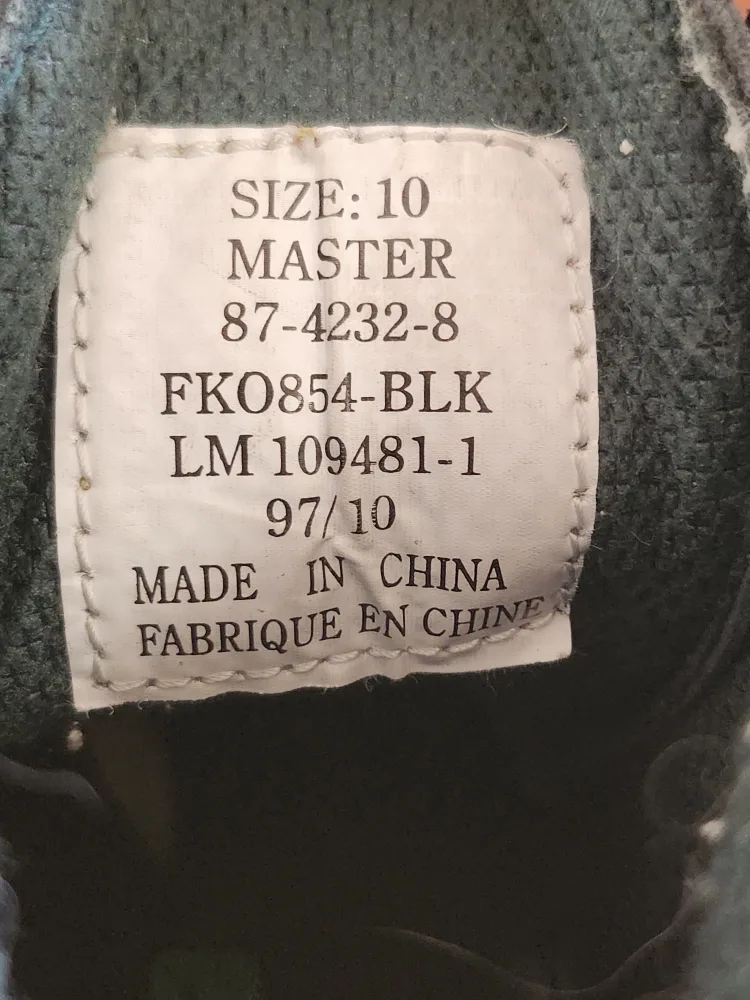 Work Master Black Leather Work Boots - Size 10 image indicator(7)