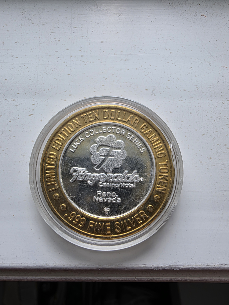 Fitzgeralds $10 Gaming Token - photo 2