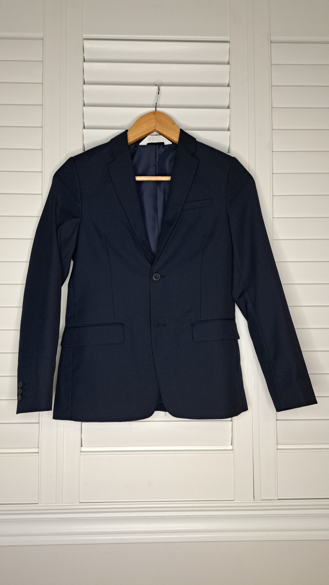 H&M Boy's Navy Blue Blazer - Size 11-12