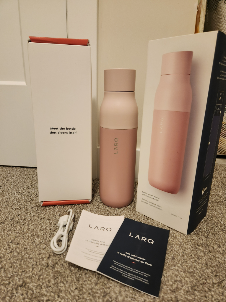 Larq - self cleaning water bottle 500ml