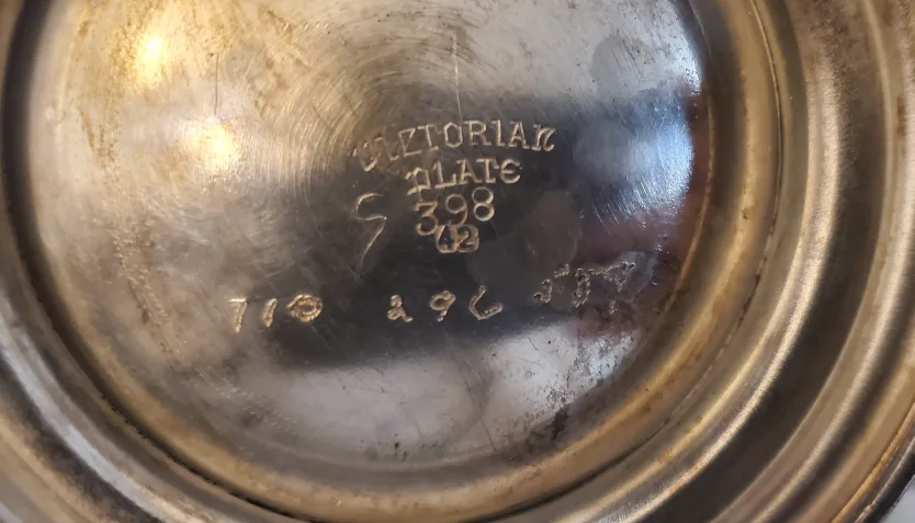 Antique Victorian Plate Silver Tea Set image indicator(8)