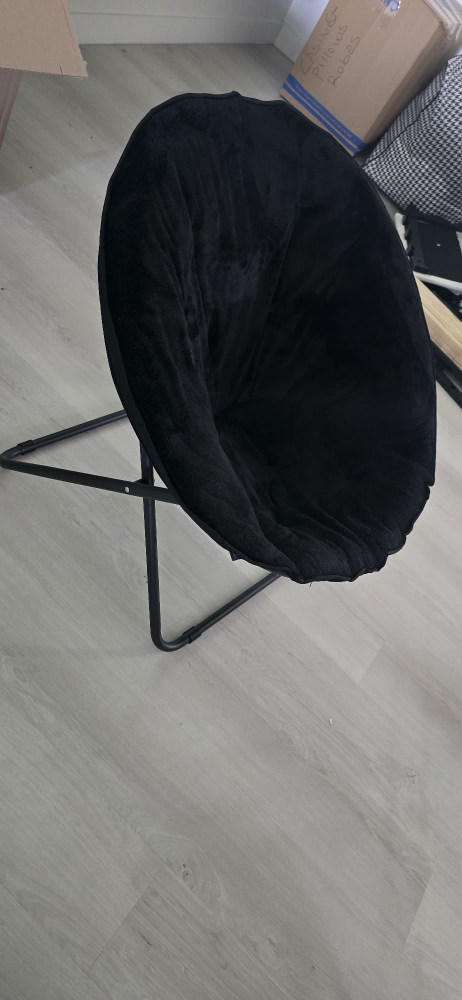 Black Saucer Chair - photo 2