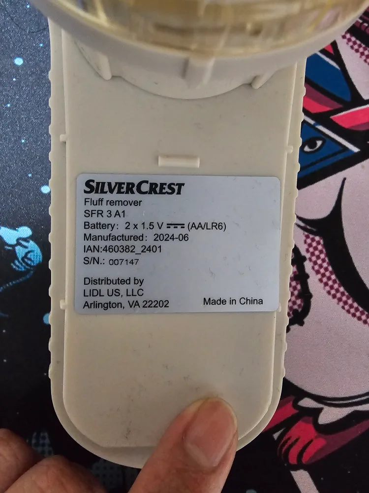 SilverCrest SFR 3 A1 Fluff Remover image indicator(2)