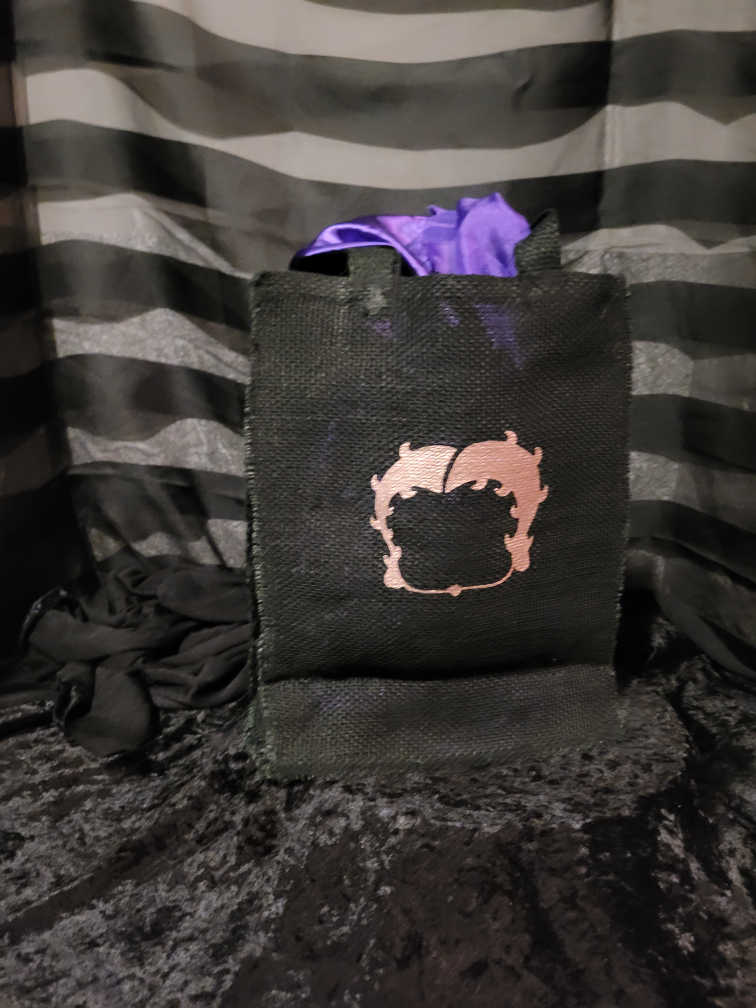 long black tote with rose gold design - photo 2