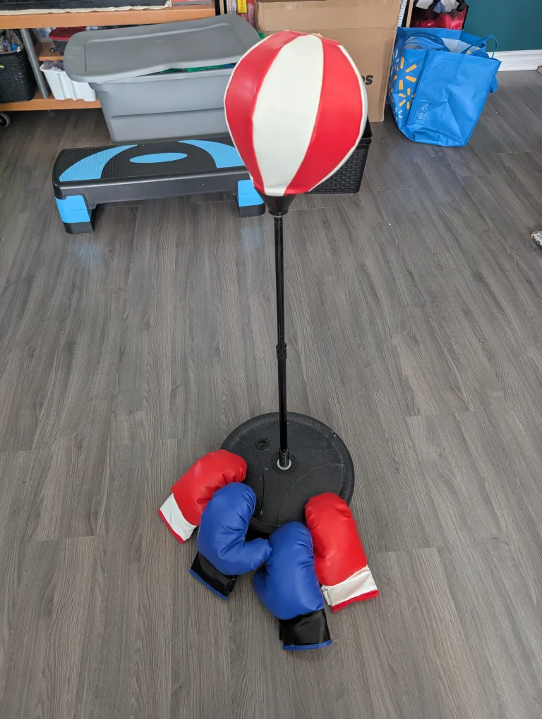 Kids Punching Bag with Gloves thumbnail
