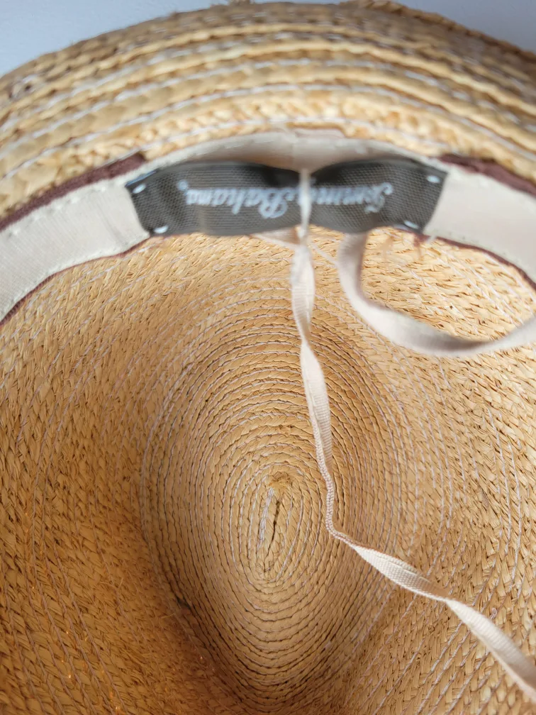 new Tommy Bahama Straw Fedora Hat image indicator(6)