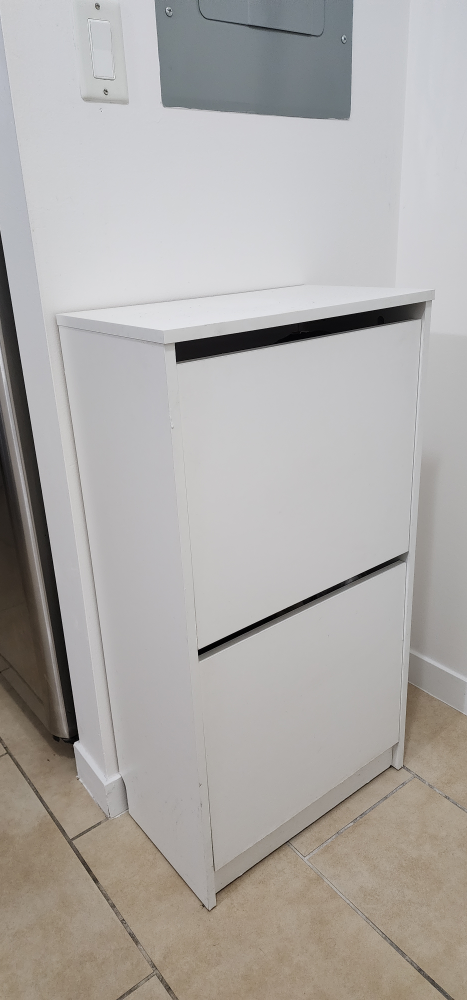 White Shoe Storage Cabinet