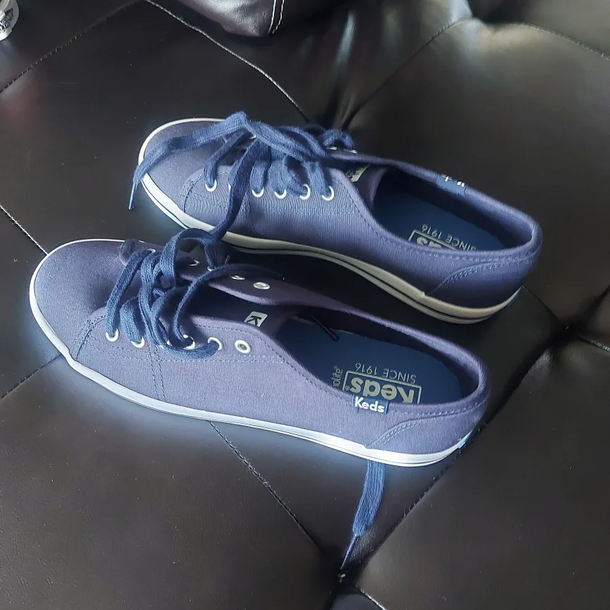 Keds Navy Blue Canvas Sneakers image indicator(3)