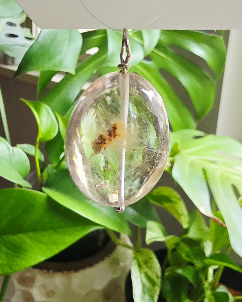 New Rutilated Quartz natural gemstone pendant image indicator(4)
