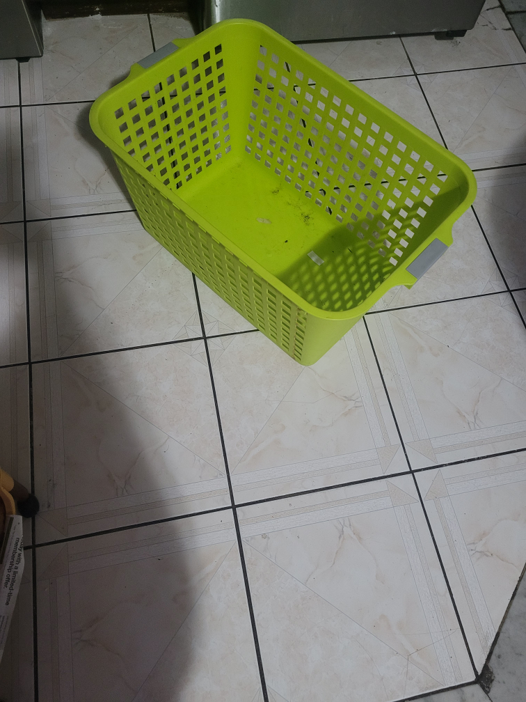 Green Plastic Storage Basket - photo 2