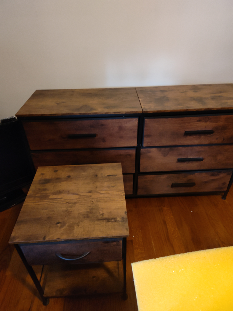 Wooden Dresser and Nightstand Set - photo 3