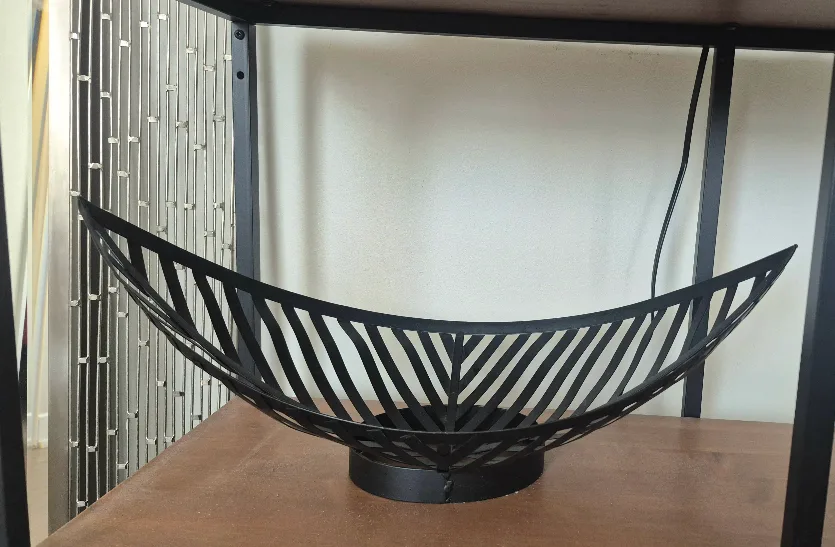 Black Metal Decorative Bowl thumbnail