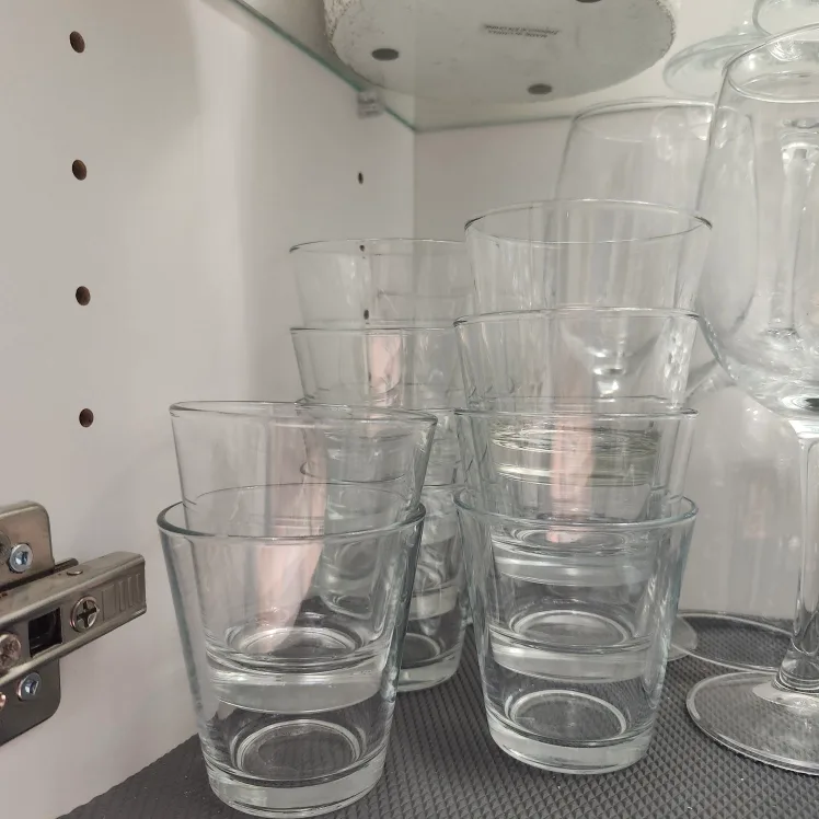 Set of 6 Clear Glass Deserts Glasses image indicator(2)