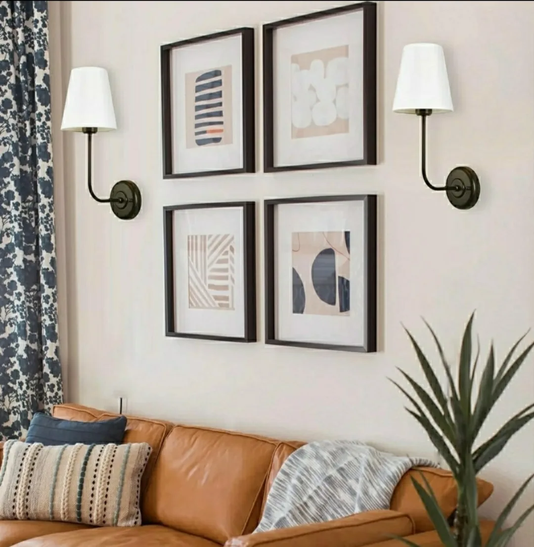 Wall Sconce Lamp w/ White Shade - New! image indicator(5)