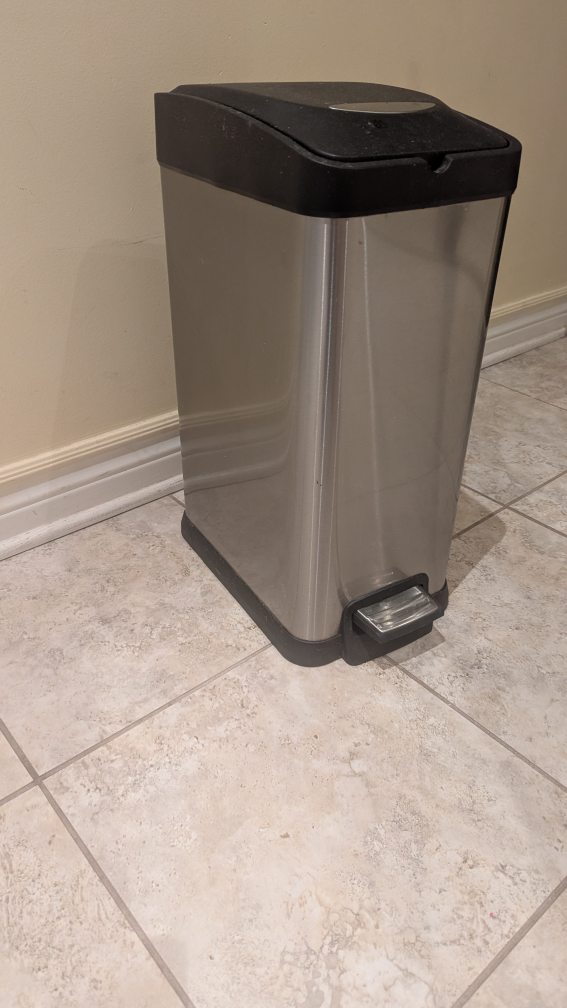 Stainless Steel Step-On Trash Can