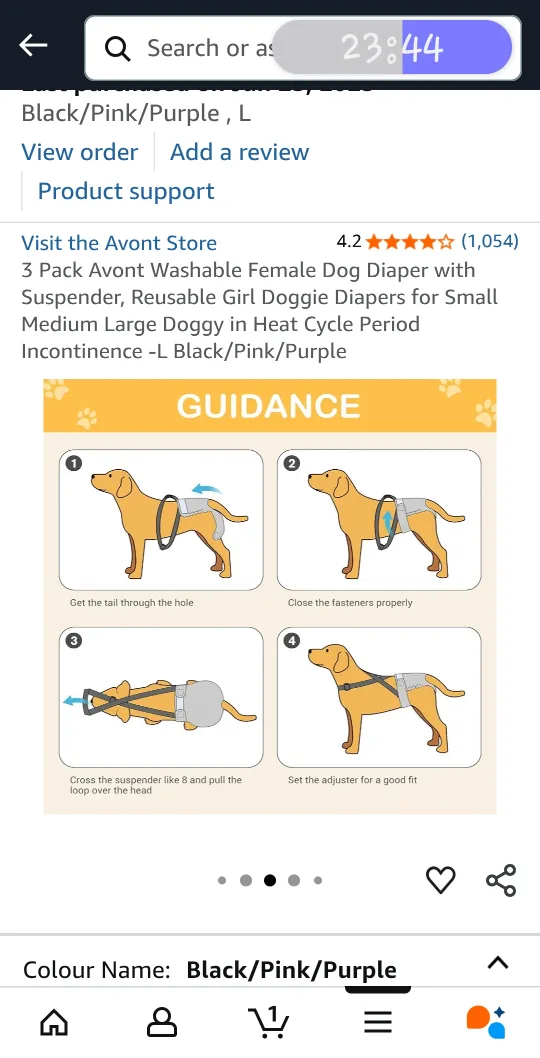 Dog Diaper Liners Disposable Booster Pads Regular 160ct image indicator(9)