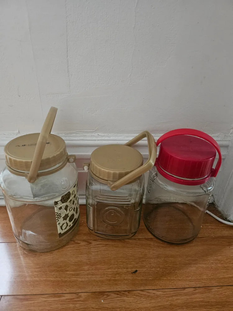 Vintage Glass Jars with Handles 🧡 thumbnail