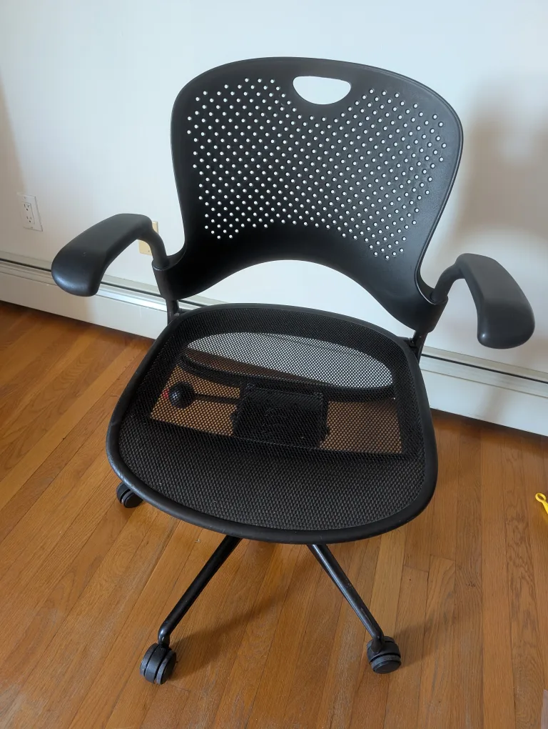 Herman Miller Caper Chair - Black, 24.5" W X 18.5" D X 43.75" H thumbnail