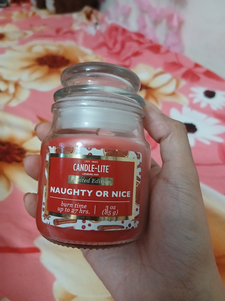 Candle-Lite Naughty or Nice Limited Edition Candle