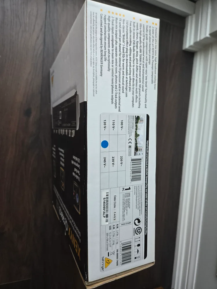 Behringer Xenyx QX1002USB Mixer - Like New! image indicator(2)