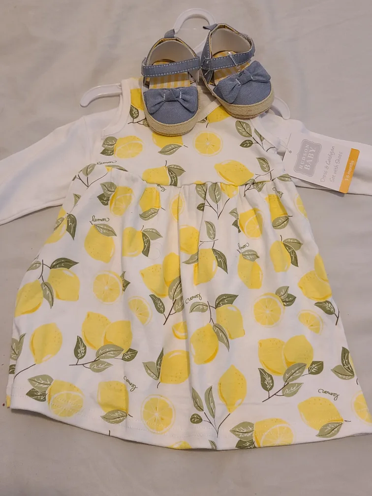 Hudson Baby Dress & Sandal Set - 3-6 Months thumbnail
