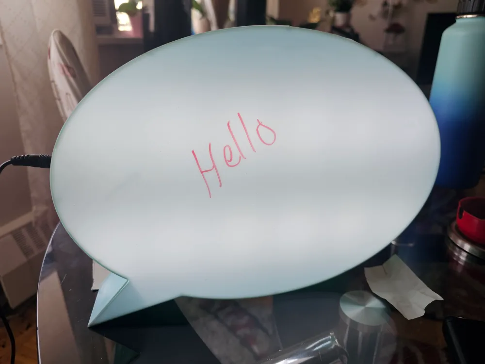 Brookstone Speech Bubble Message Board image indicator(2)