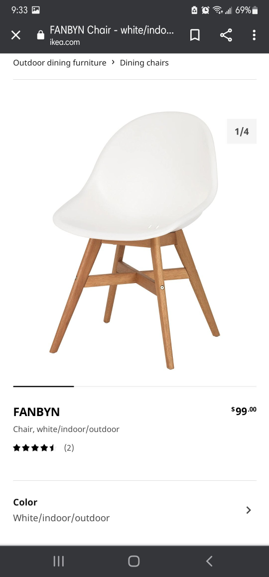 IKEA LANEBERG Table & FANBYN Chairs - photo 4