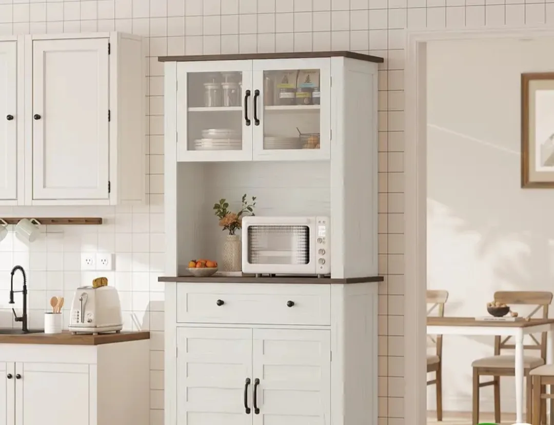 New in Box-DICTAC White Storage Cabinet - Like New! thumbnail