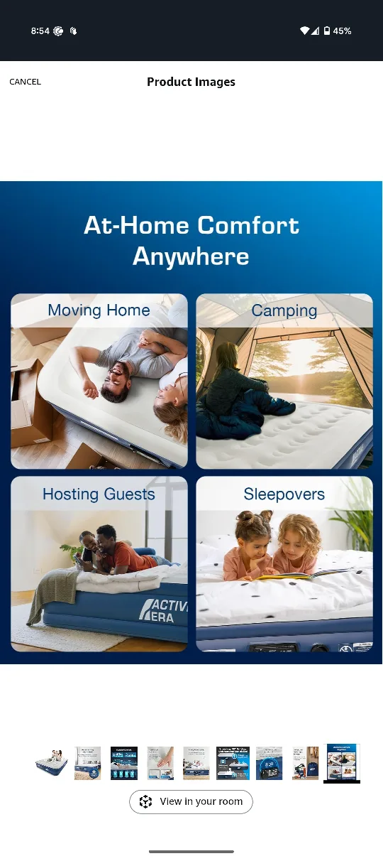 Active Era Queen Size Air Mattress image indicator(7)