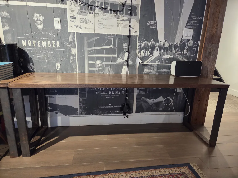 Wood & Metal Desk/Table (x2) thumbnail