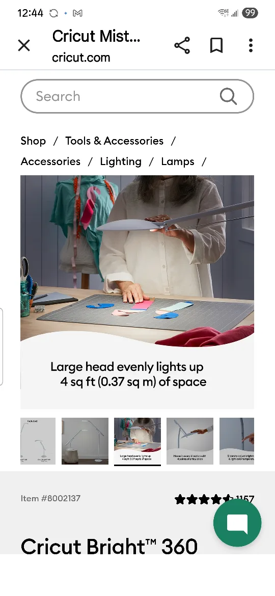 Cricut Bright 360 Floor Lamp image indicator(2)