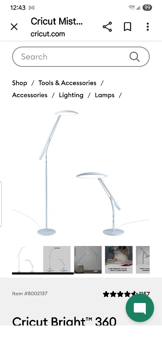 Cricut Bright 360 Floor Lamp image indicator(3)