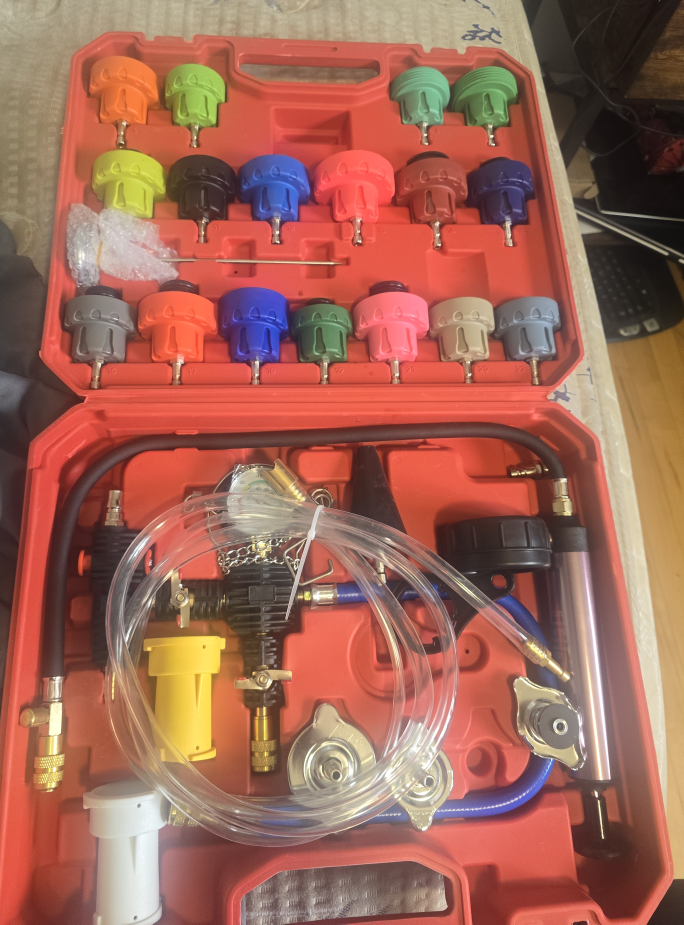 Cooling System Pressure Tester Kit