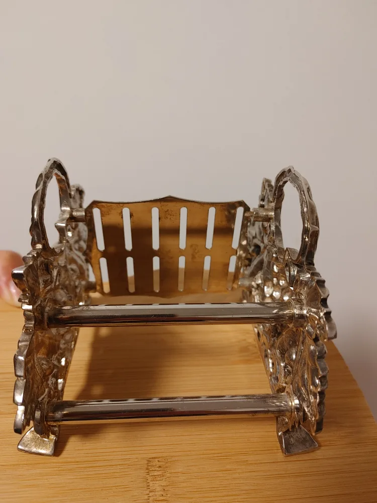 Vintage Silver Plated Grape Knife Holder thumbnail