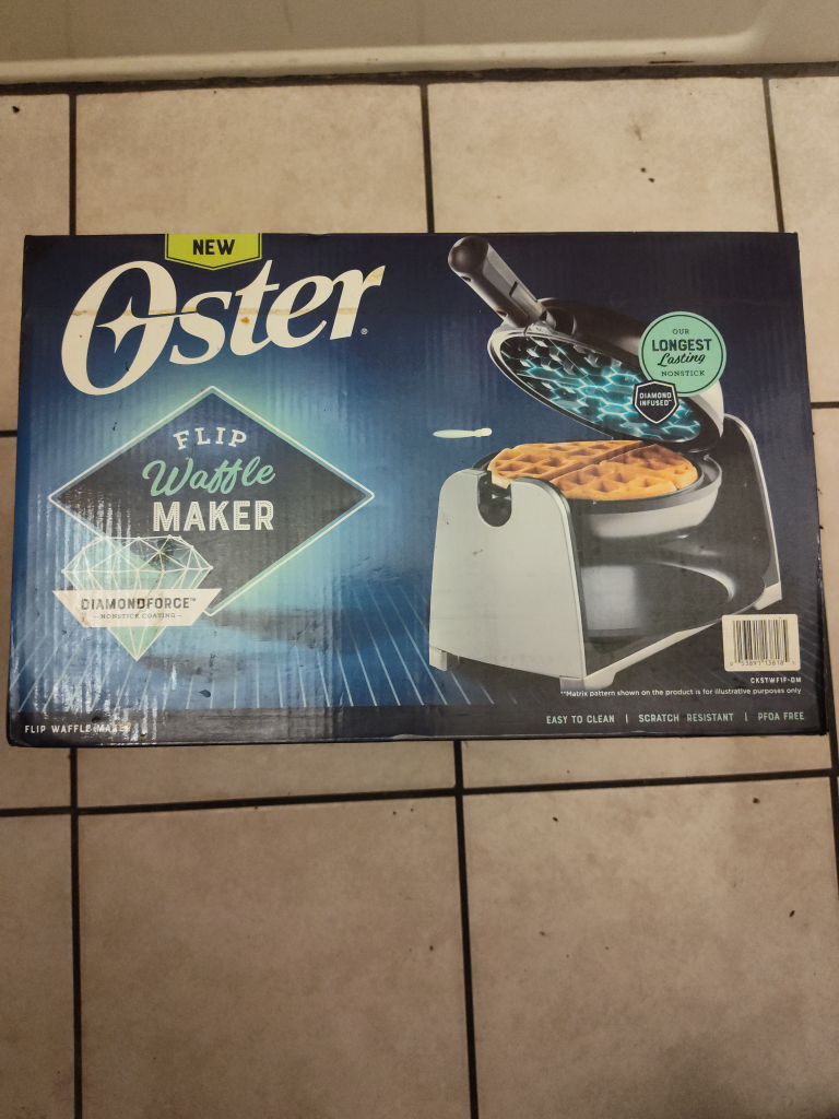 Flip Waffle Maker (IN BOX NEVER OPENED)