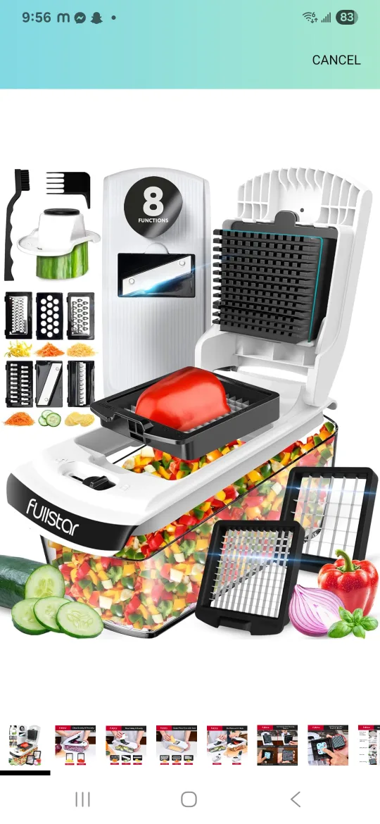 Fullstar Vegetable Chopper - 8 Functions thumbnail