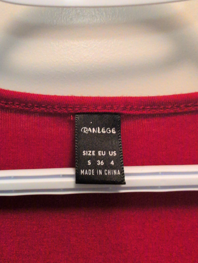 Red Cold Shoulder Top - Size S - photo 2