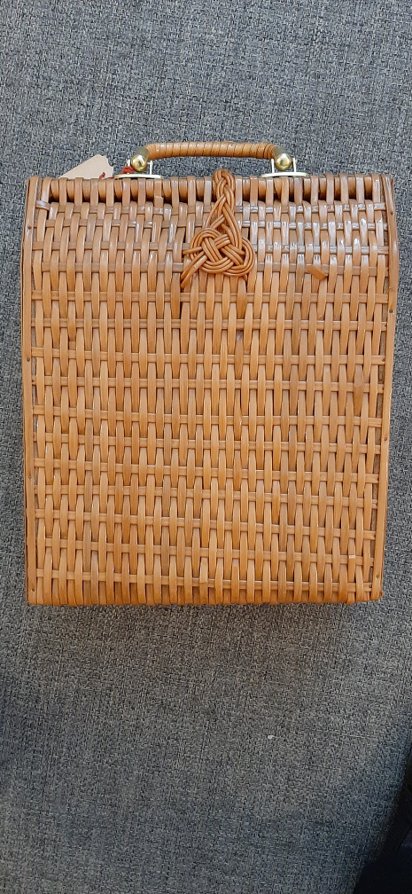 Ladies Vintage woven box bag. 1940's - photo 2