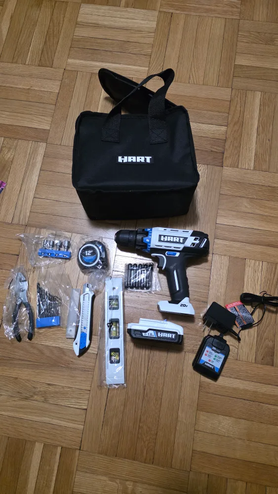 Hart 20-Volt 3/8" Drill/Driver Combo Kit image indicator(2)