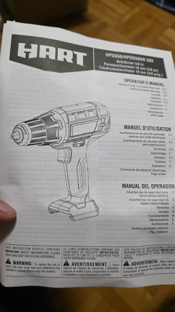 Hart 20-Volt 3/8" Drill/Driver Combo Kit image indicator(3)