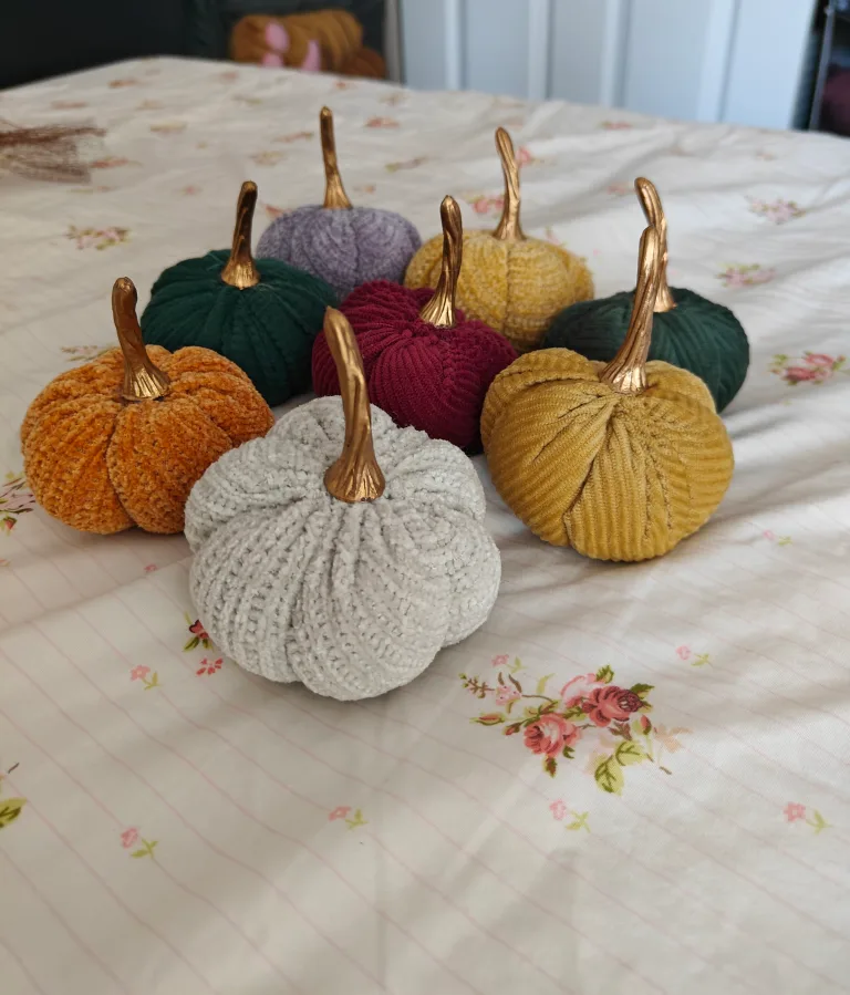 Bee & Willow Set of 7 Mini Pumpkins 💖🧡 image indicator(3)