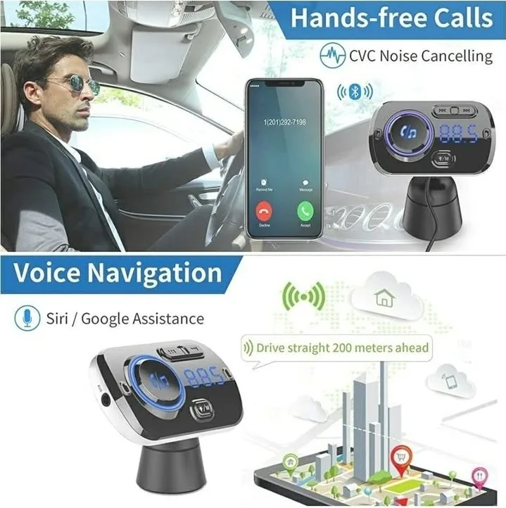 Bluetooth FM Transmitter for Car image indicator(5)