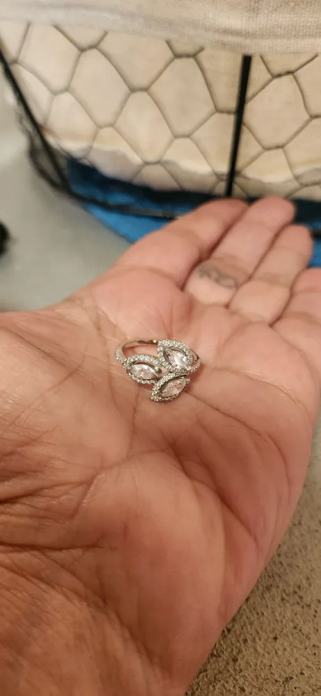 Charmed Aroma Sterling Silver Ring with Marquise image indicator(5)