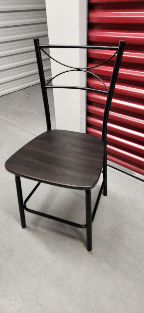 read the whole ad please. Dark Brown Dining Chairs - Metal Frame
