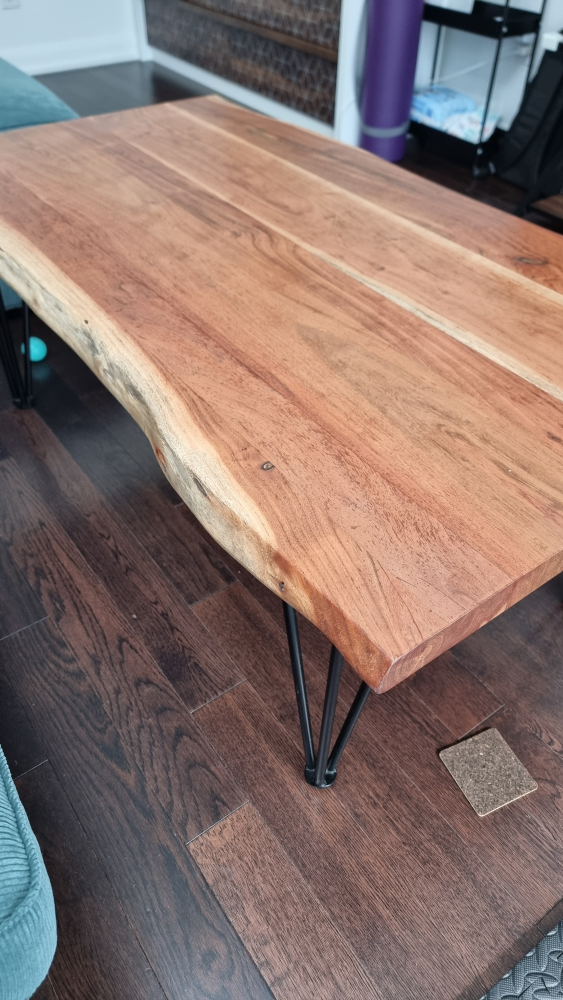 Reno Solid Acacia Wood Coffee Table - 120cm - photo 3