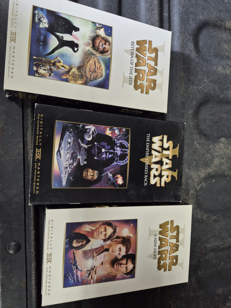 Star Wars Trilogy VHS Tapes