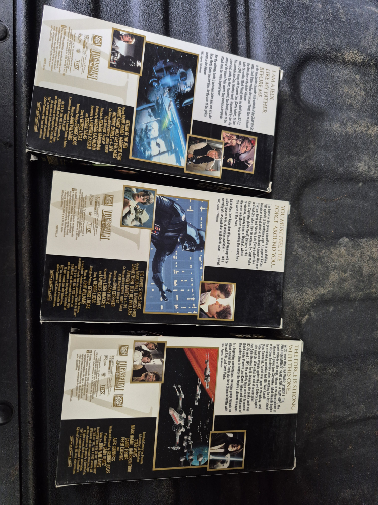 Star Wars Trilogy VHS Tapes - photo 2