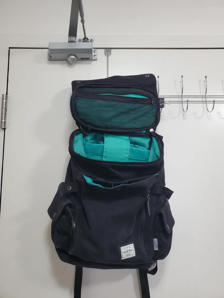 BACK TO SCHOOL: Black Backpack thumbnail
