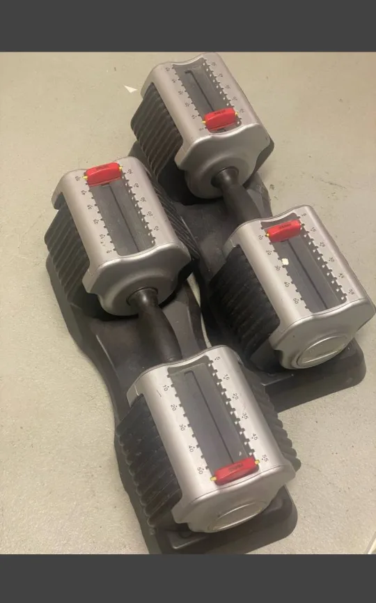 Adjustable Dumbbells - 5 to 50 lbs thumbnail