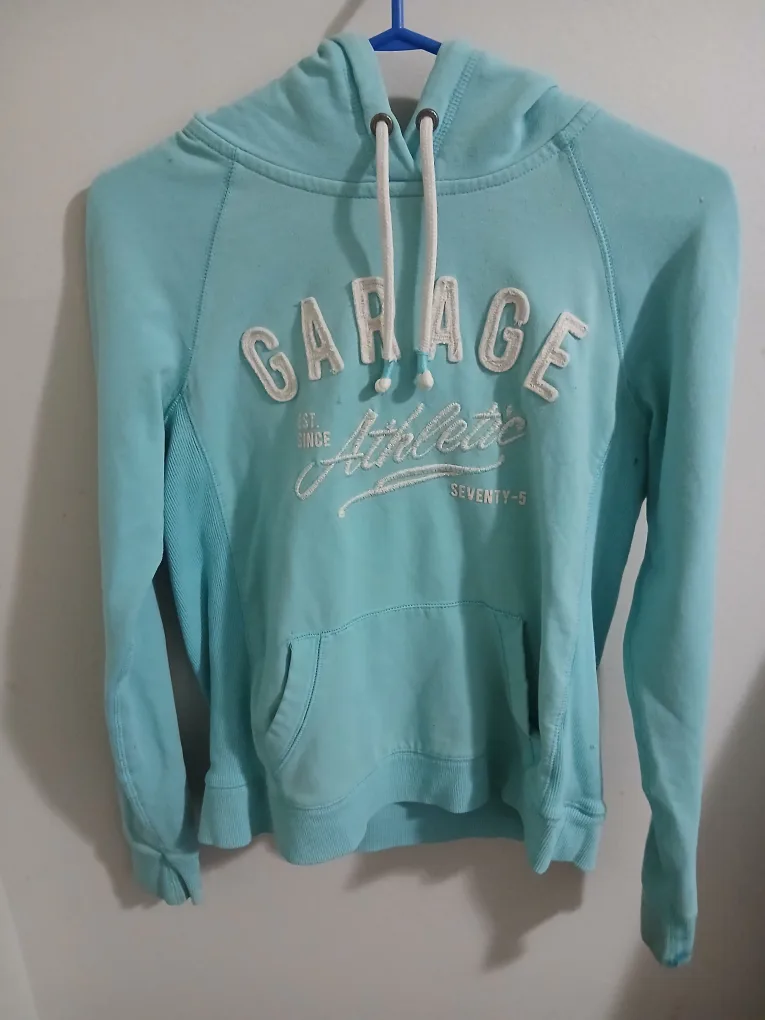 Garage Athletic Hoodie - Light Blue, Size L thumbnail